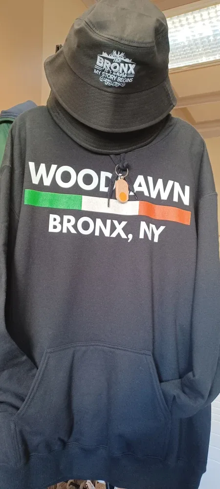 Woodlawn Bronx NY Hoodie & Bucket Hat