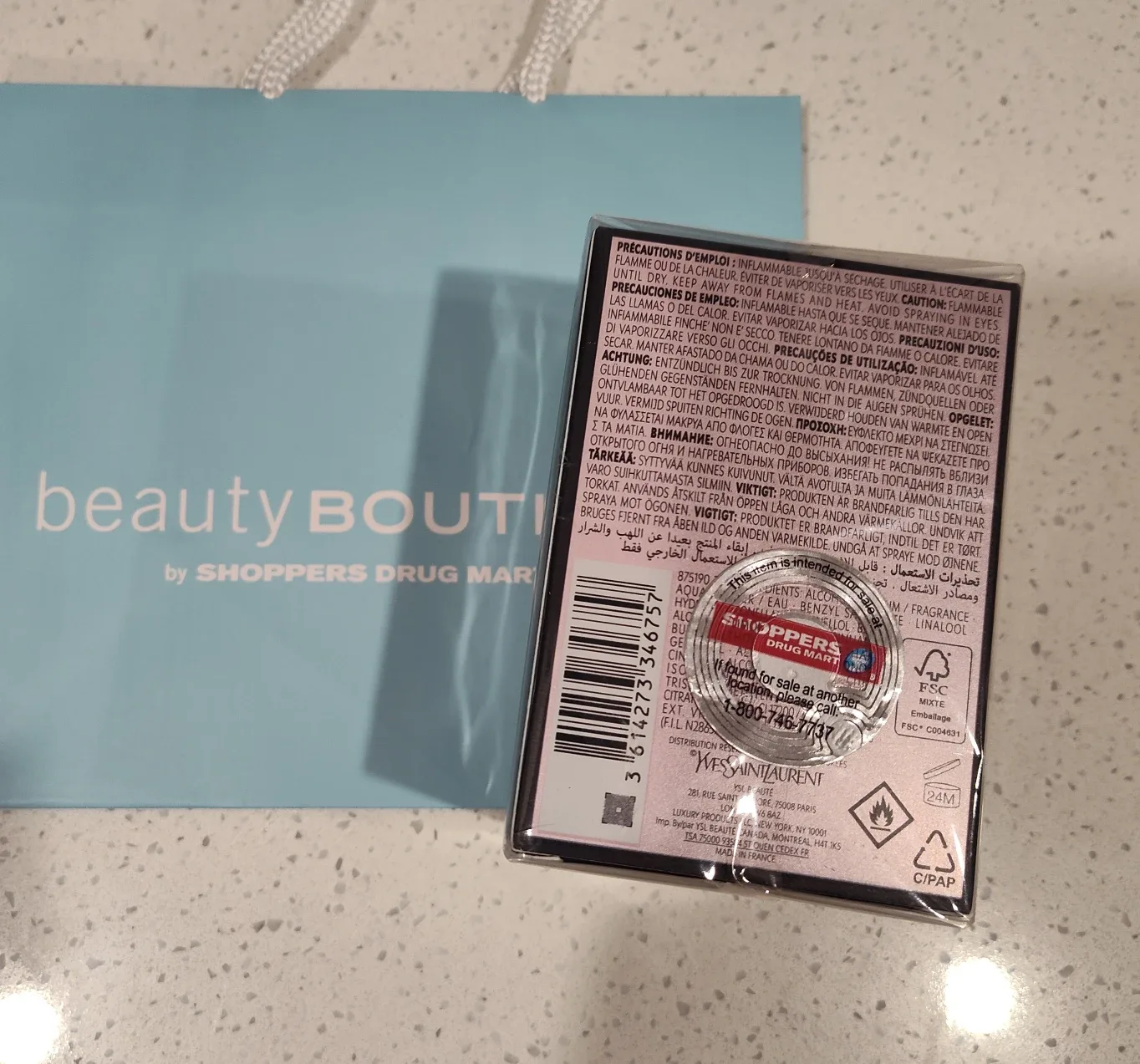 BN YSL Mon Paris Eau de Toilette Lumière 50ml from Shoppers image indicator(2)