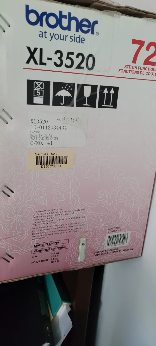 Brother XL-3520 Sewing Machine - Lightweight