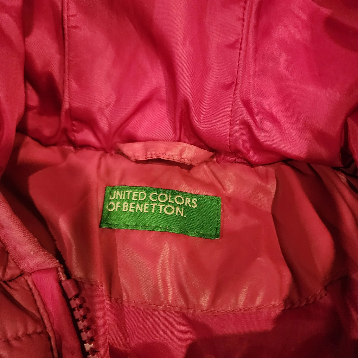 United Colors of Benetton Pink Puffer Jacket - photo 2