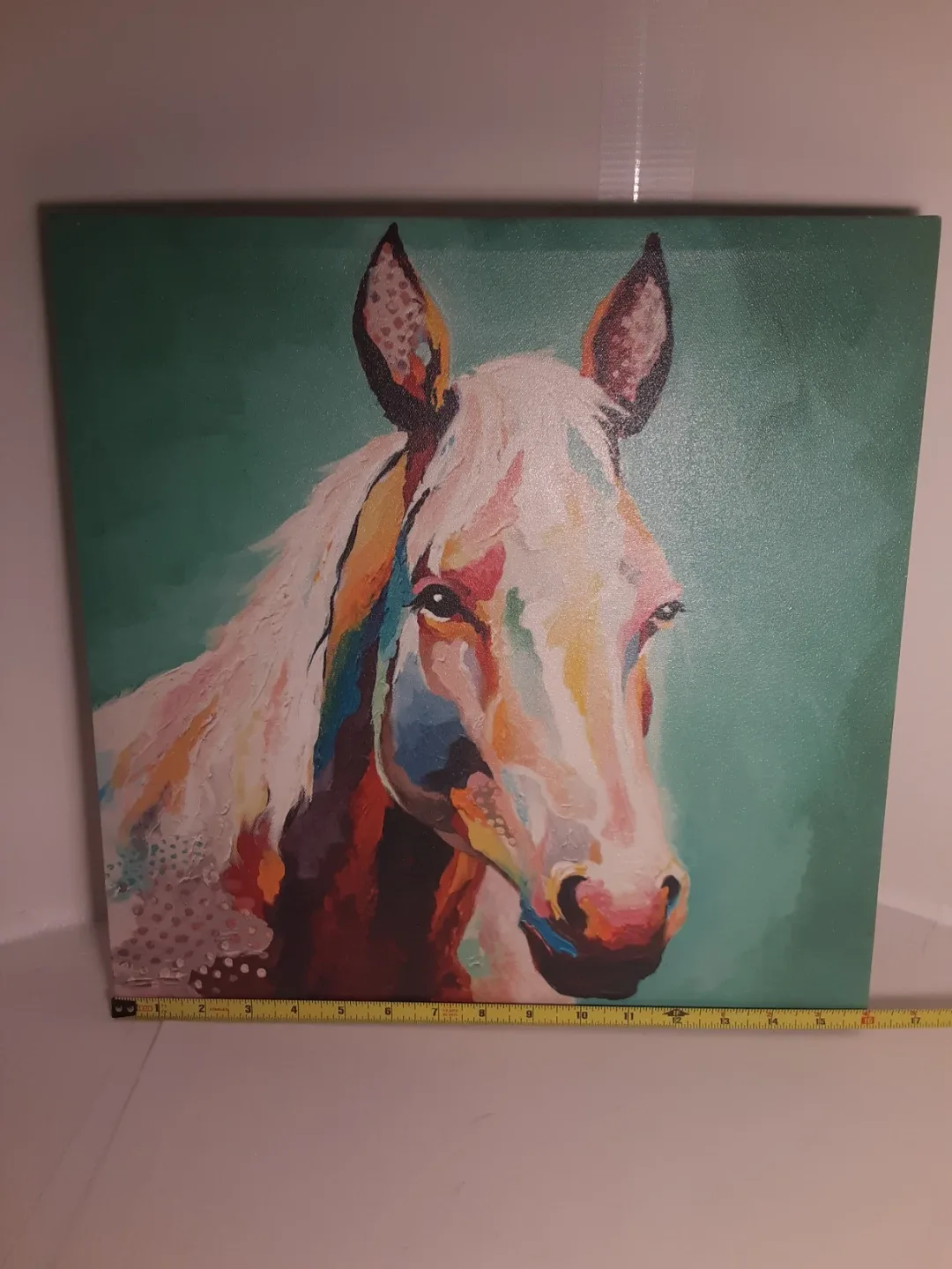 Horse Painting | Canvas Art Print 16"x16" image indicator(3)