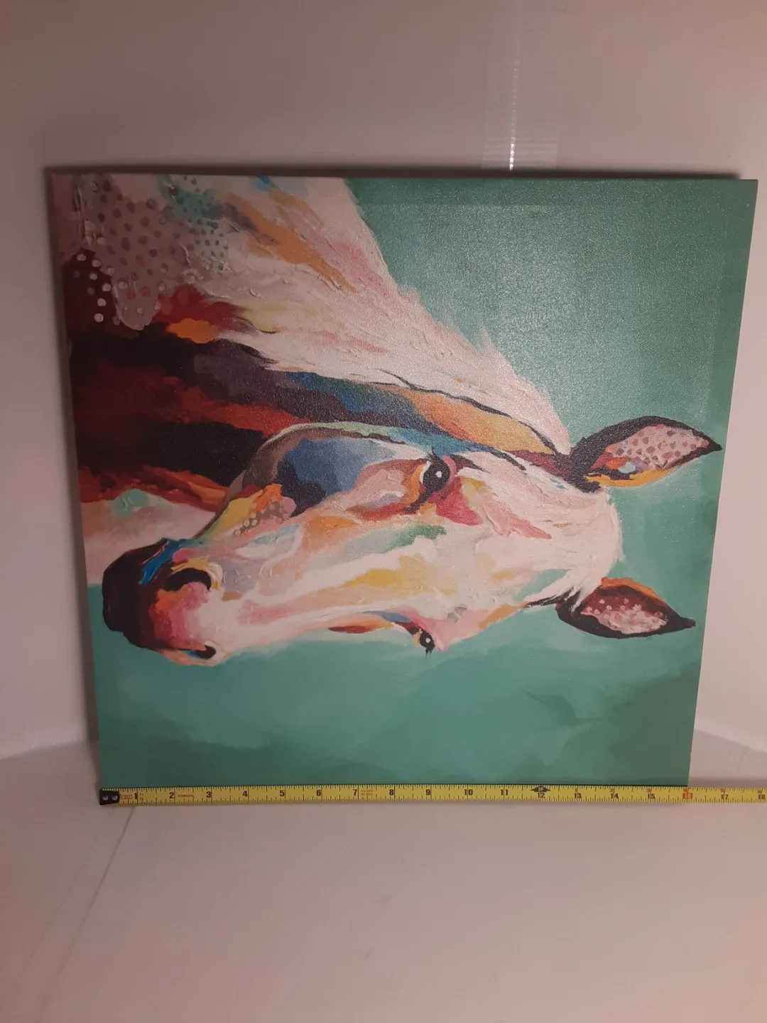 Horse Painting | Canvas Art Print 16"x16" image indicator(4)