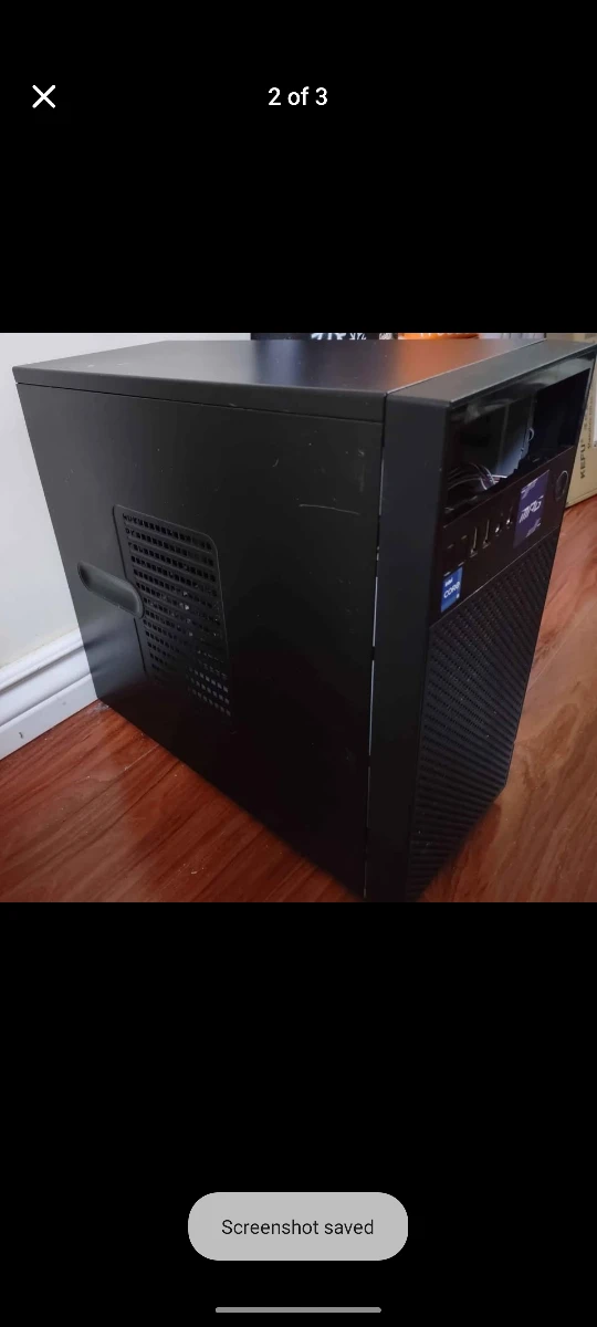 #cleanout MAG Intel Core PC Tower case only  - Black - photo 2