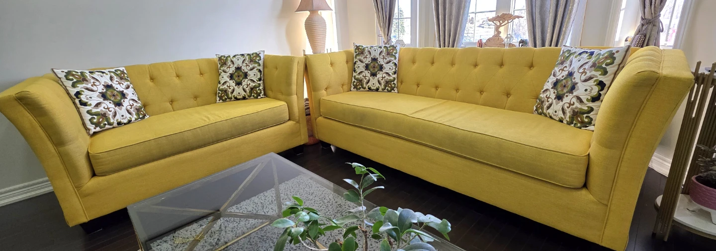 Yellow Sofa Set