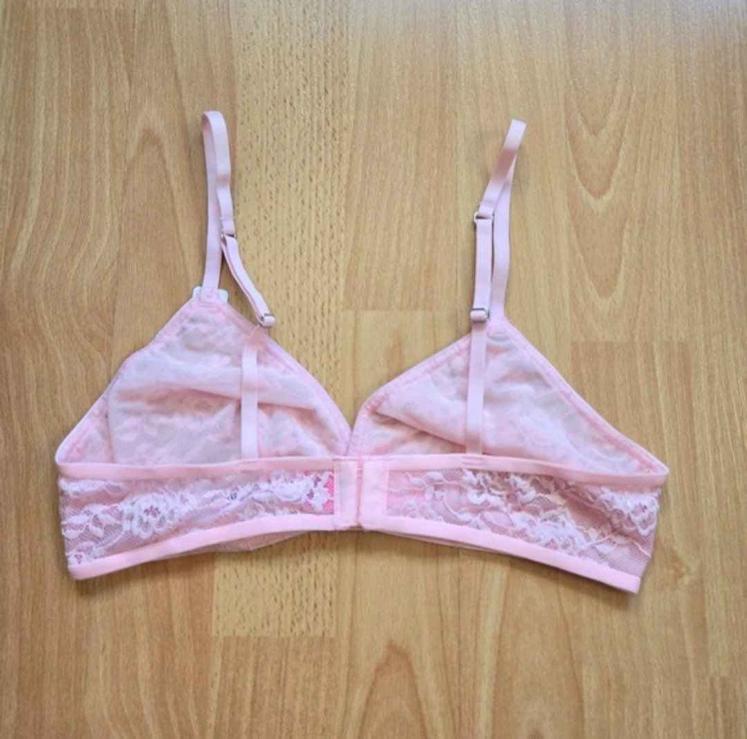 BNWT La Senza Pink Lace Bralette Size Small - photo 2