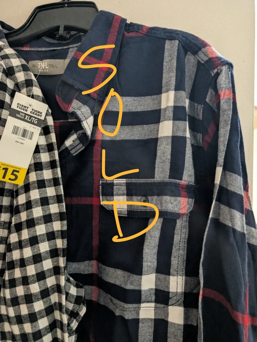 Brand New with Tags Plaid Shirts - XL image indicator(4)
