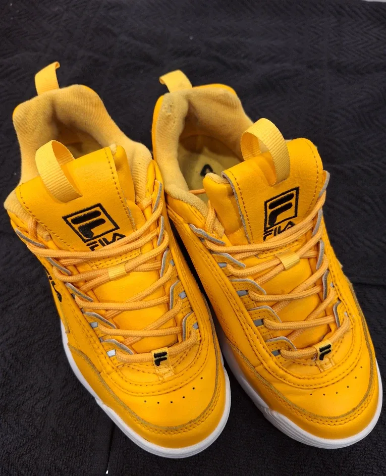 Fila Disruptor Yellow Sneakers