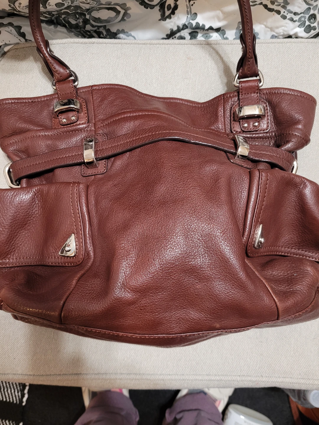 Bruce Makowsky Brown Leather Satchel - photo 3