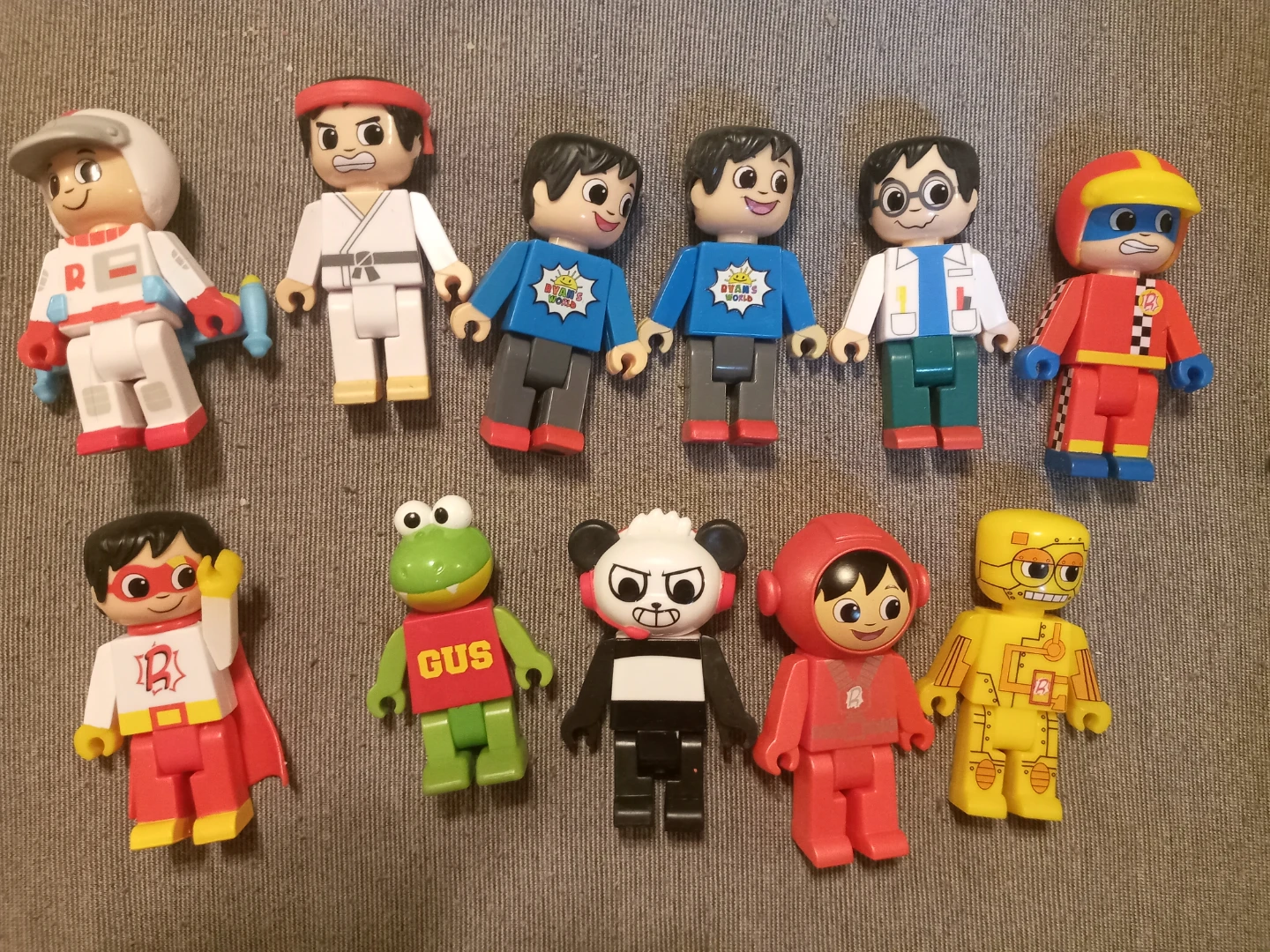 Ryan's World Figurine Set - 10 Pieces