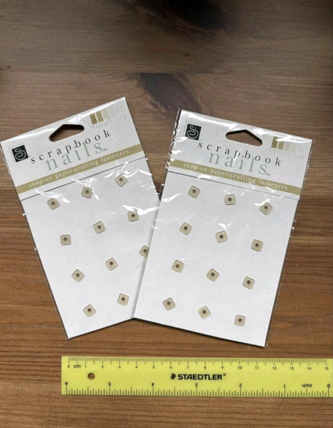 Scrapbook Nails - Snap-on Paper-Crafting Fasteners