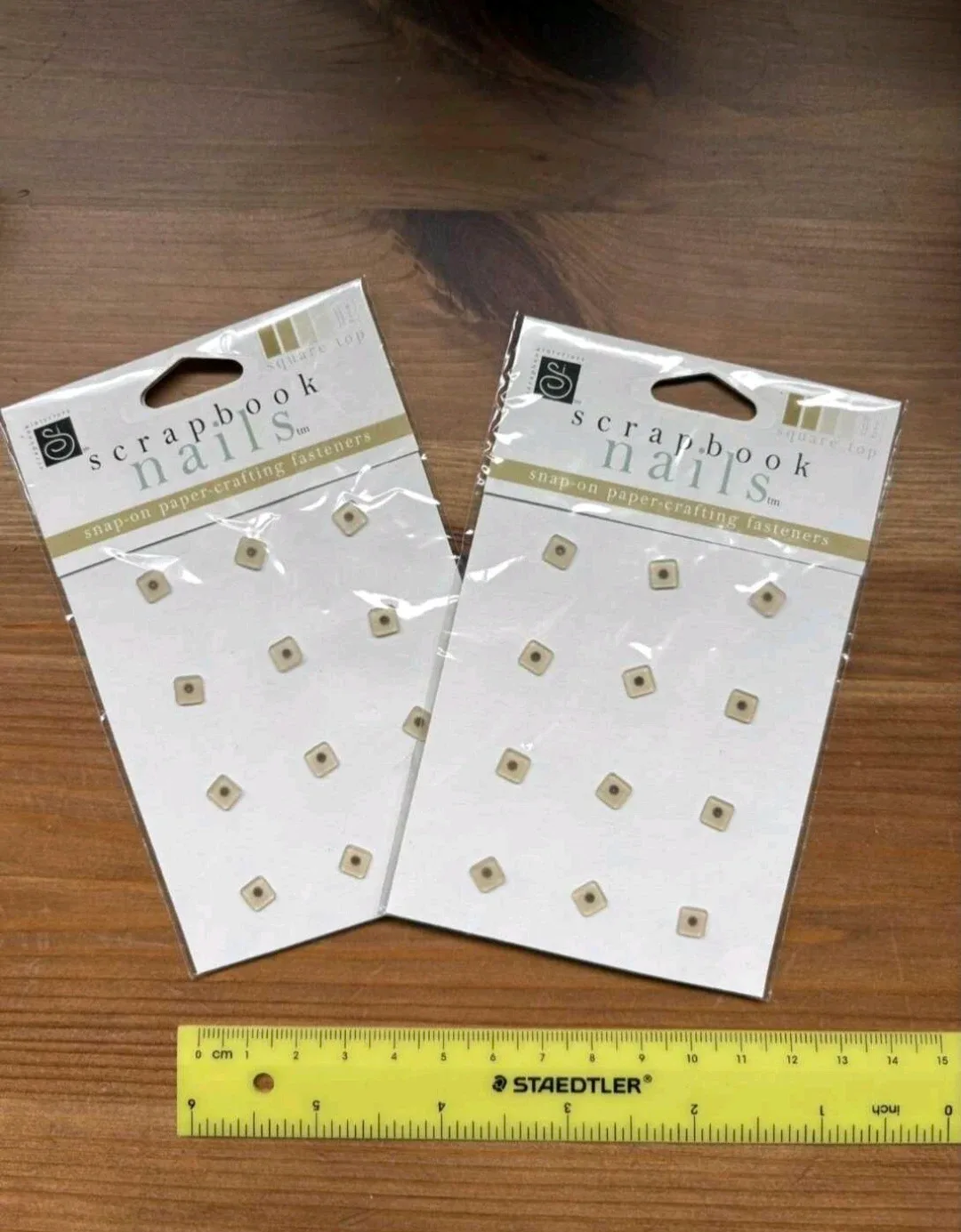 Scrapbook Nails - Snap-on Paper-Crafting Fasteners