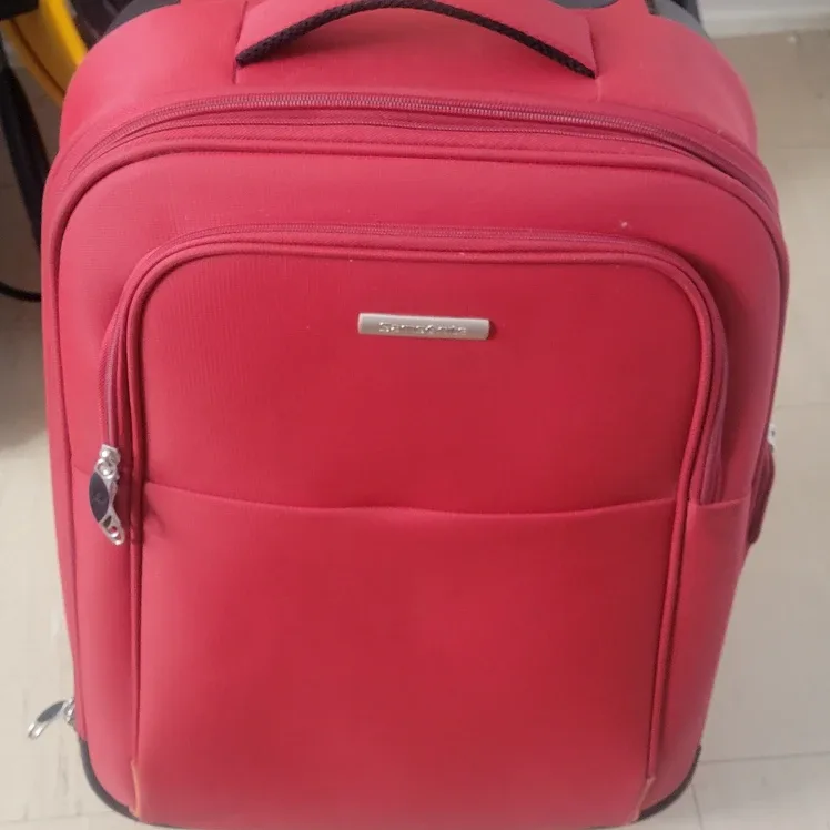 Samsonite Red Carry-on Suitcase