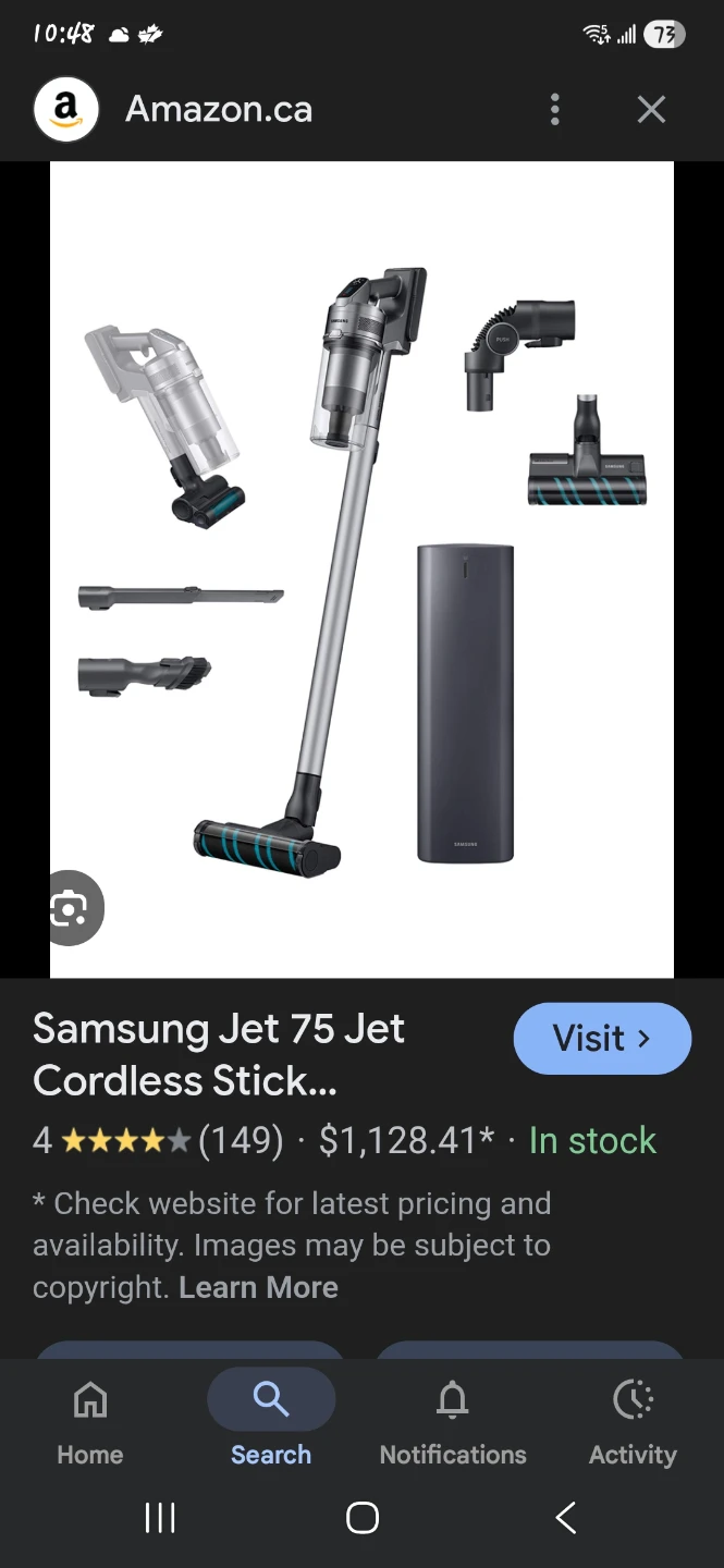 Samsung Jet 75 Cordless Stick Vacuum - New in Box! - photo 3