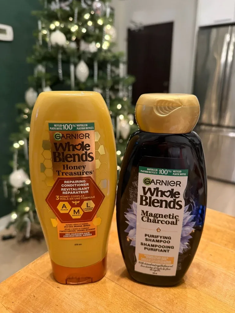 Garnier Whole Blends Shampoo & Conditioner #cleanout