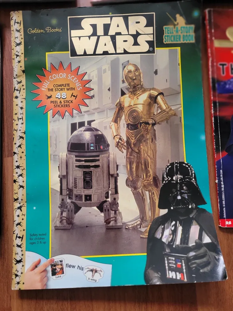 Star Wars Storybooks & Scrapbook Lot image indicator(5)