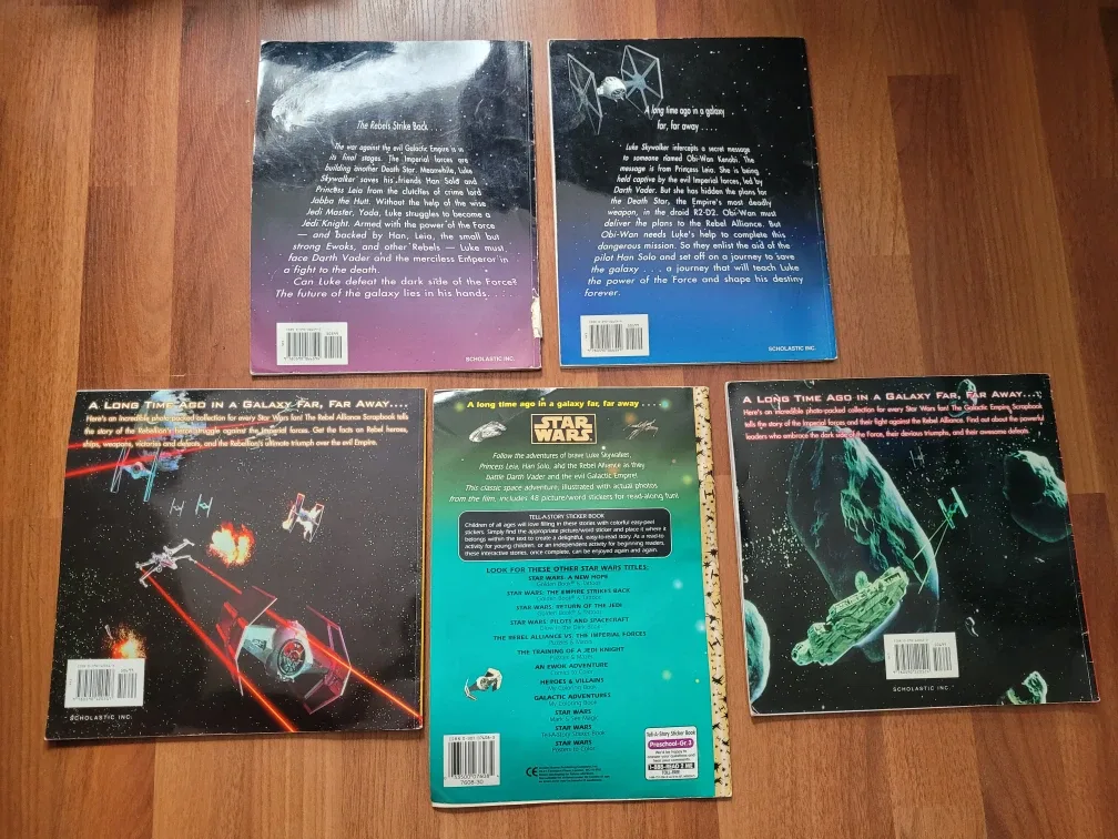 Star Wars Storybooks & Scrapbook Lot image indicator(7)