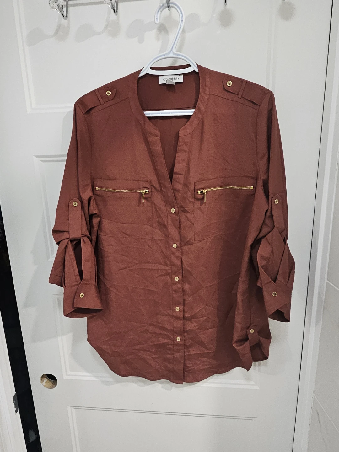 Chemise Calvin Klein M/M Bordeaux