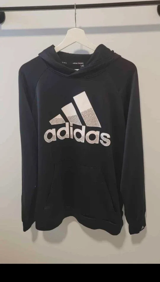 Adidas Black mens Hoodie size L, never worn