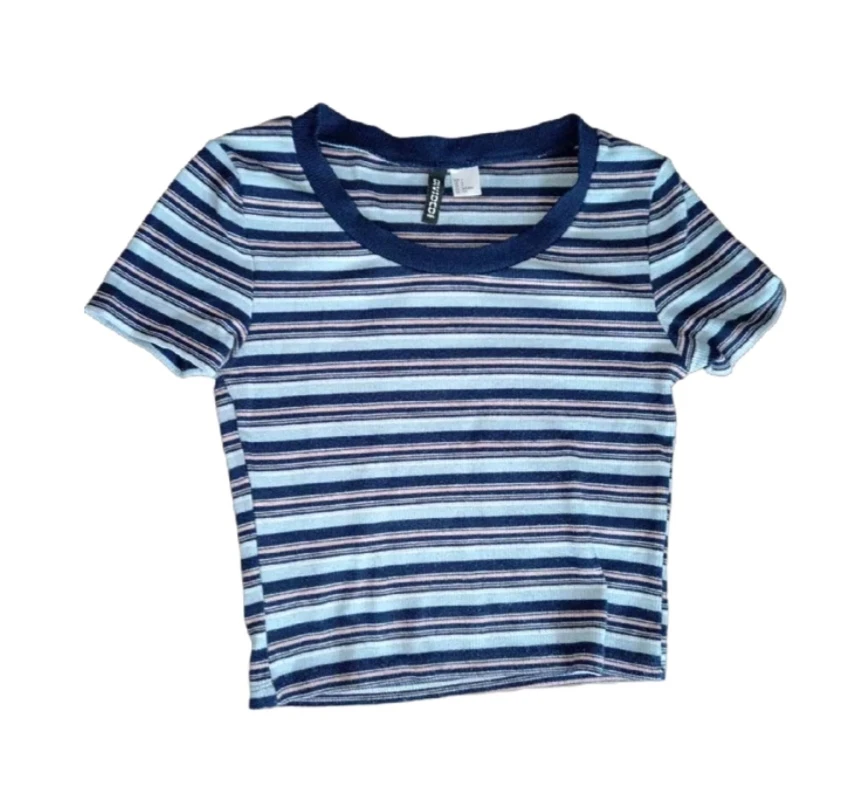 H&M Striped Crop Top #Cleanout