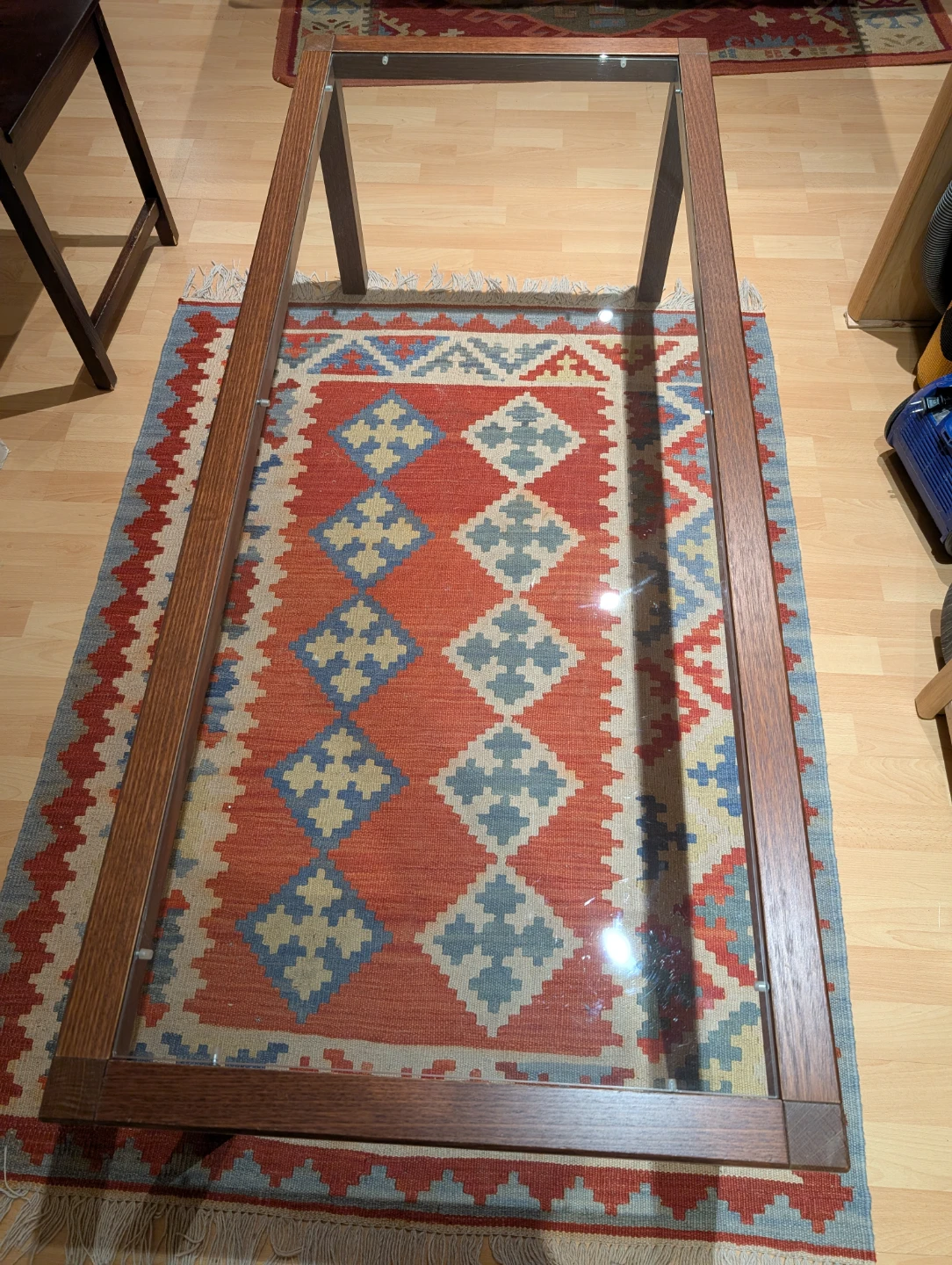 IKEA Glass Top Coffee Table - photo 2