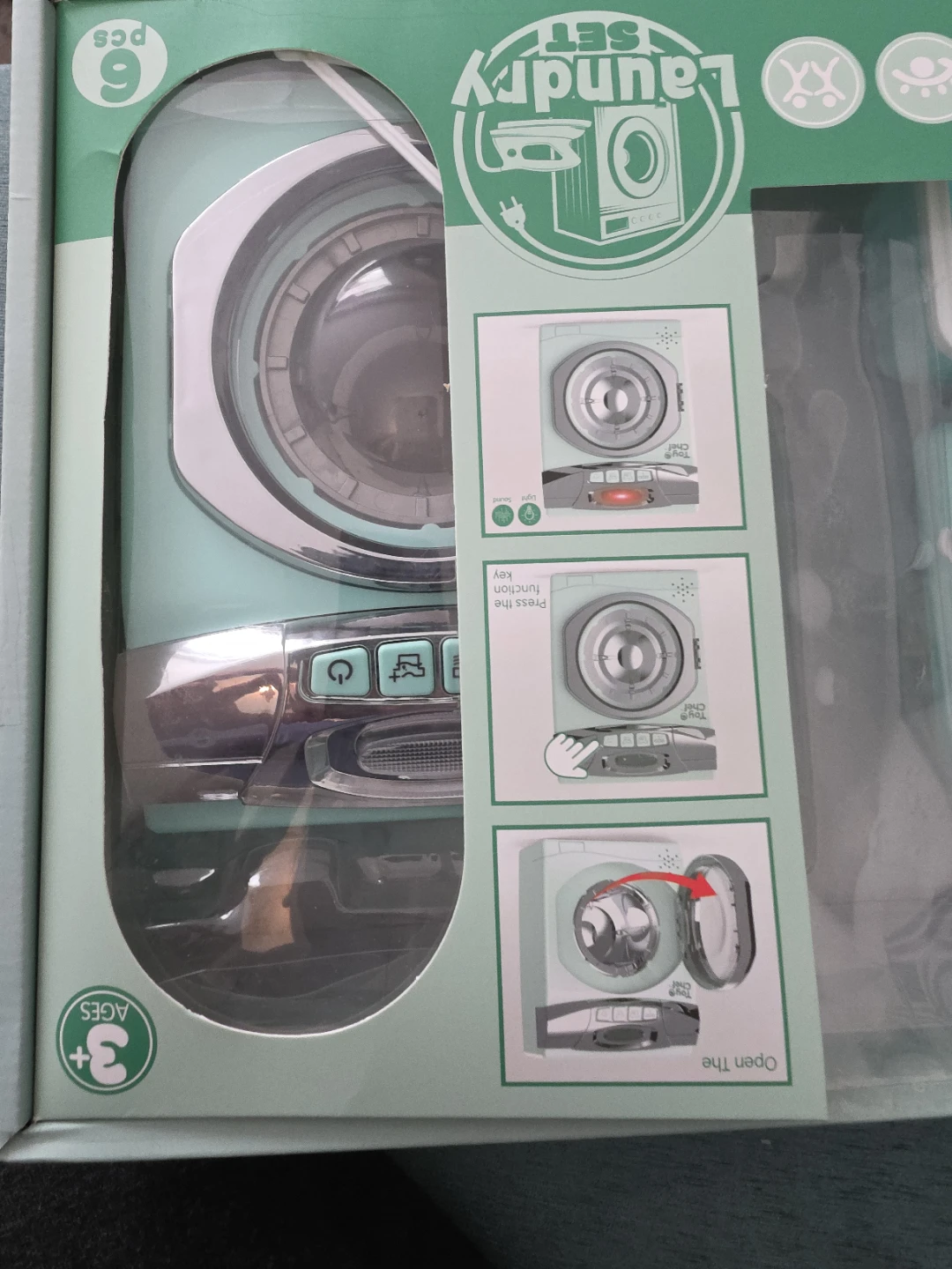 Toy Chef Laundry Set - like New in Box - photo 2