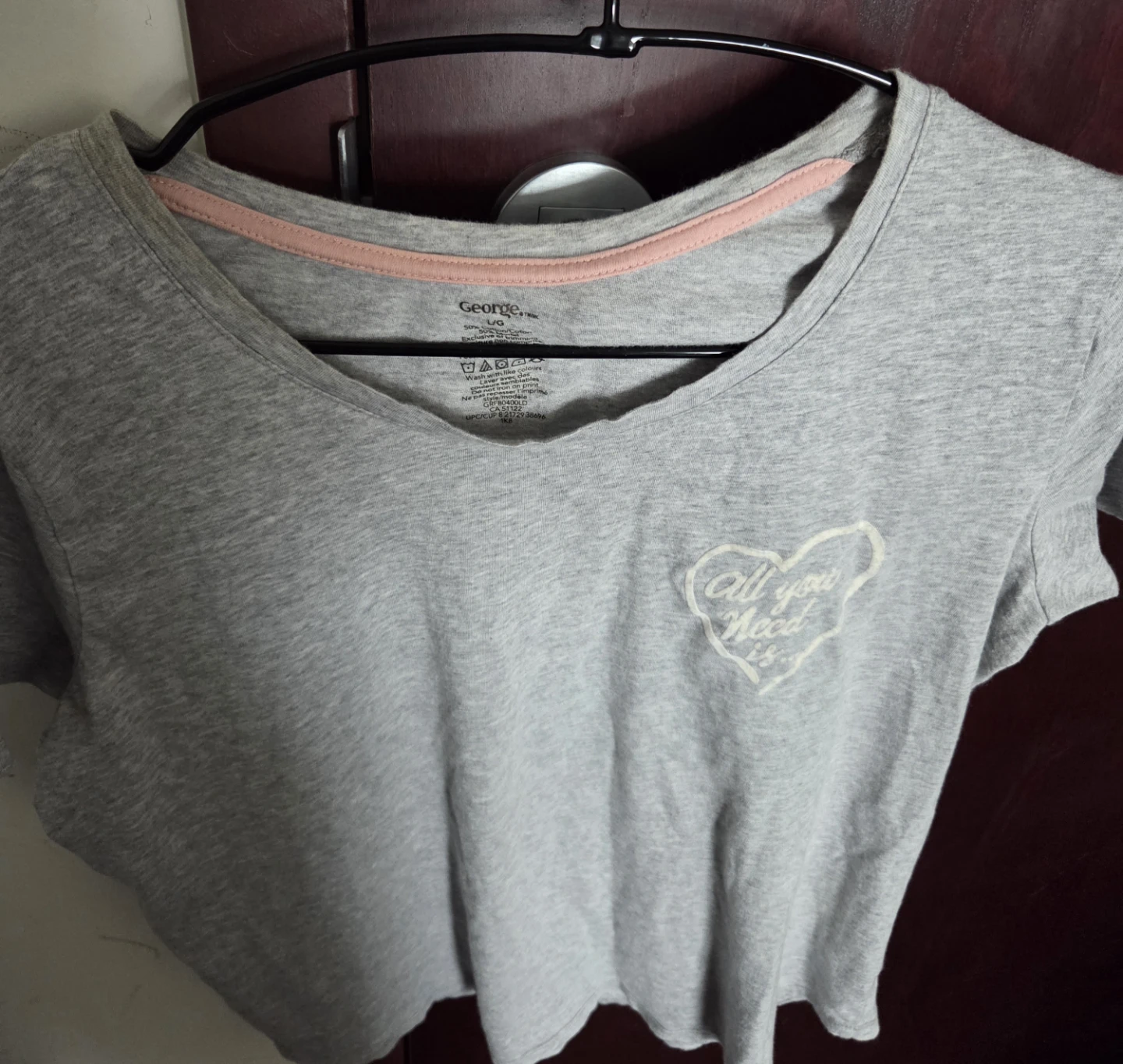 #gifting George Grey T-Shirt - Size L