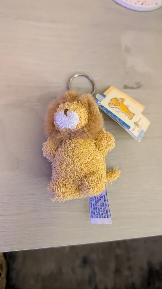 Brand New with Tags Lion Plush Keychain