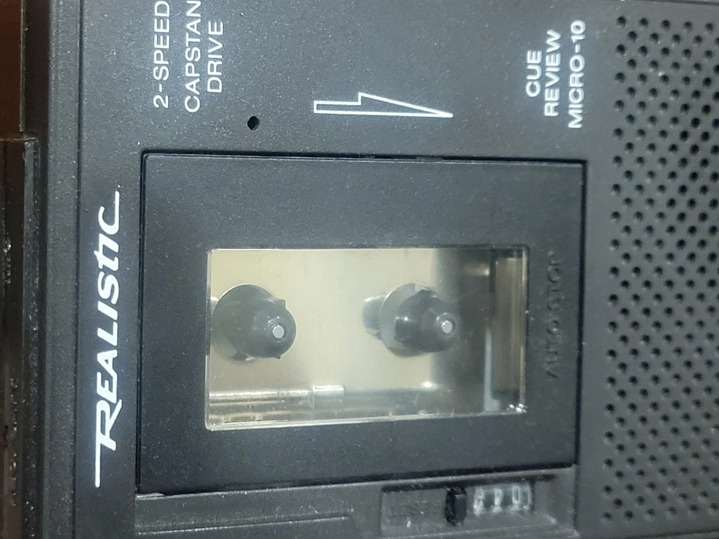 Vintage Realistic Micro-10, 2 speed Recorder - photo 2