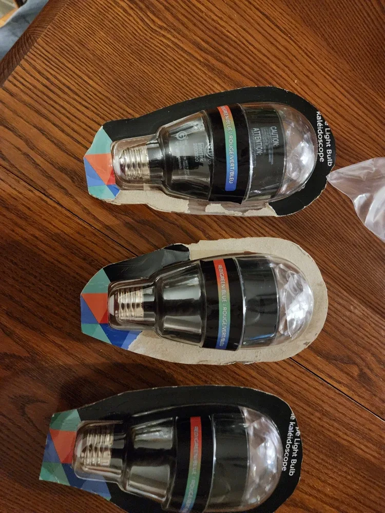 Kaleidoscope Light Bulbs - Set of 3 cleanout