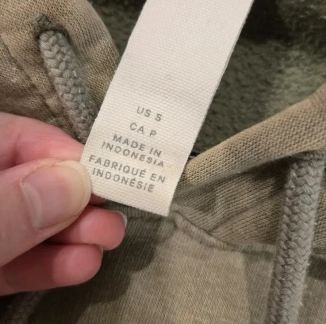 Men's Earth & Gravity Olive Green Hoodie - S image indicator(4)