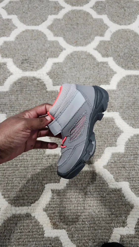 Grey and Pink Kids' Winter Boots image indicator(4)