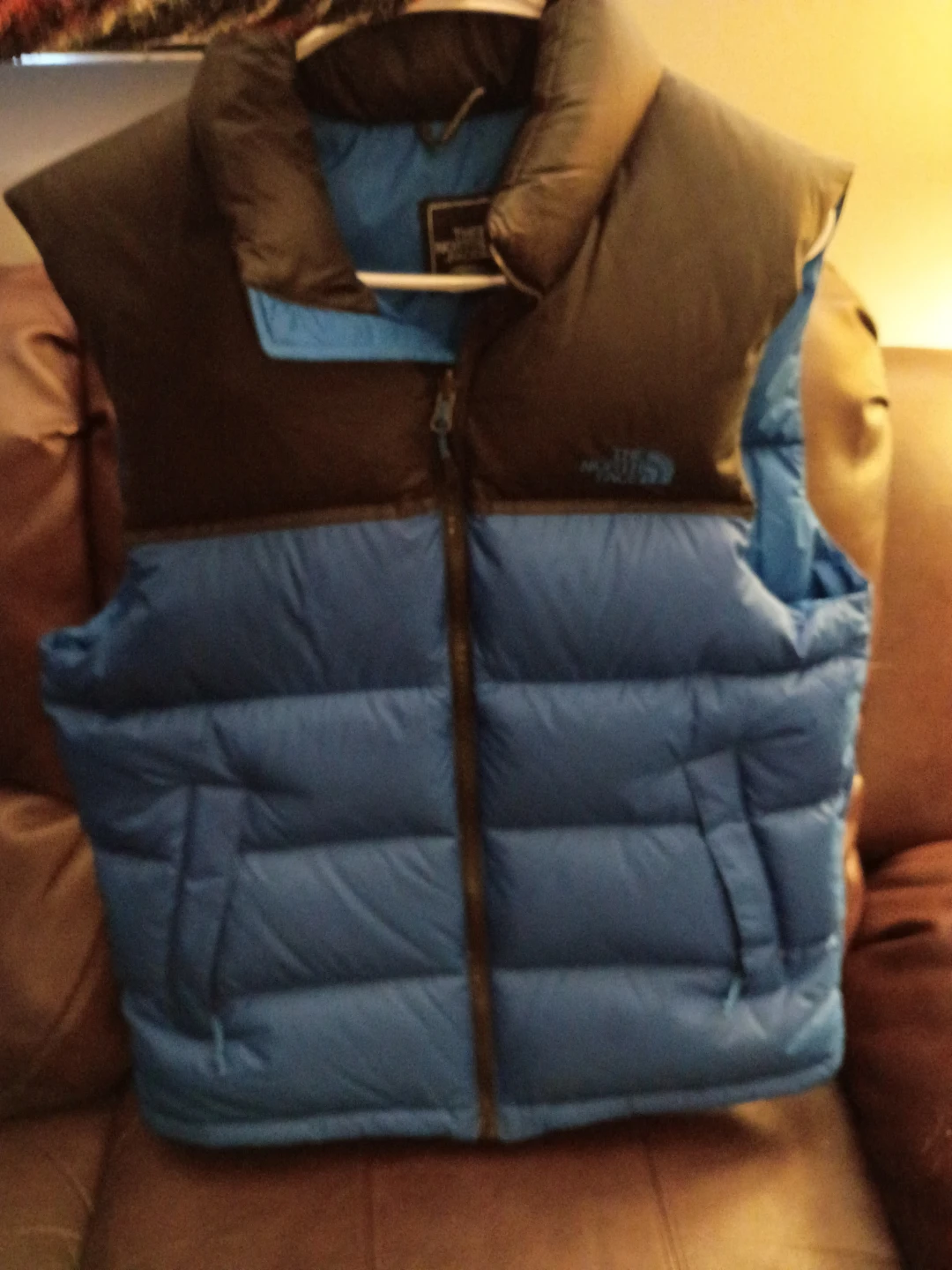 The North Face Puffer Vest Blue & Black - photo 2