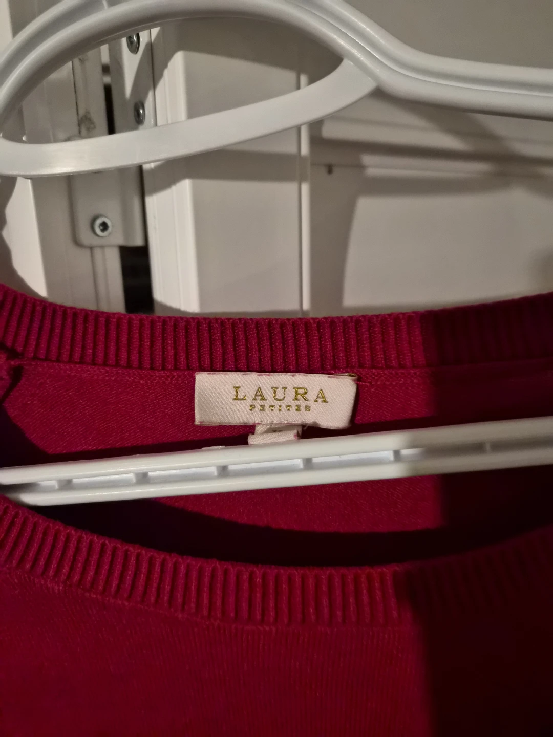 Laura Burgundy Knit Sweater – Gold Button - photo 2