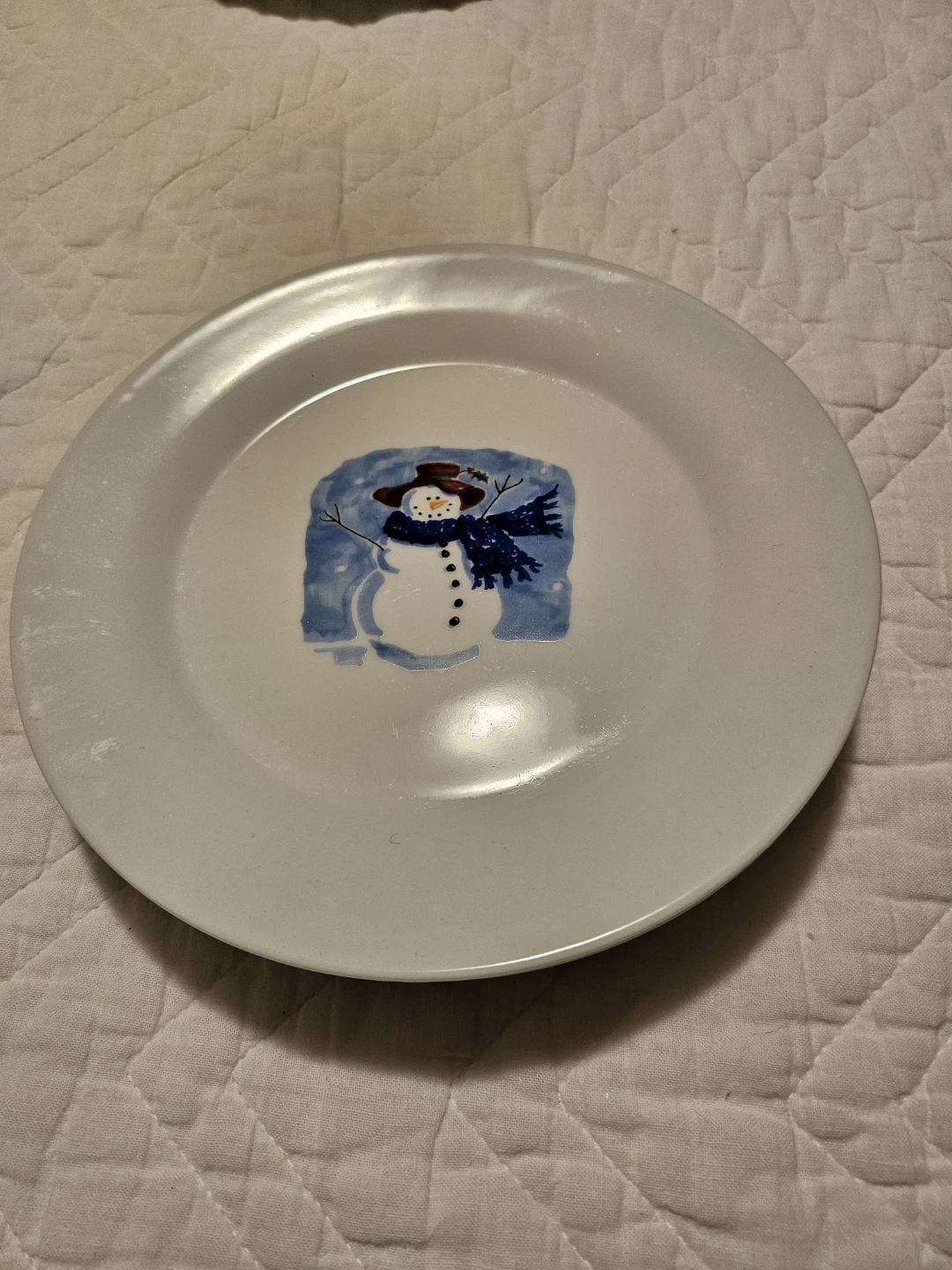 #gifting - Free Set of 4 Snowman Plates