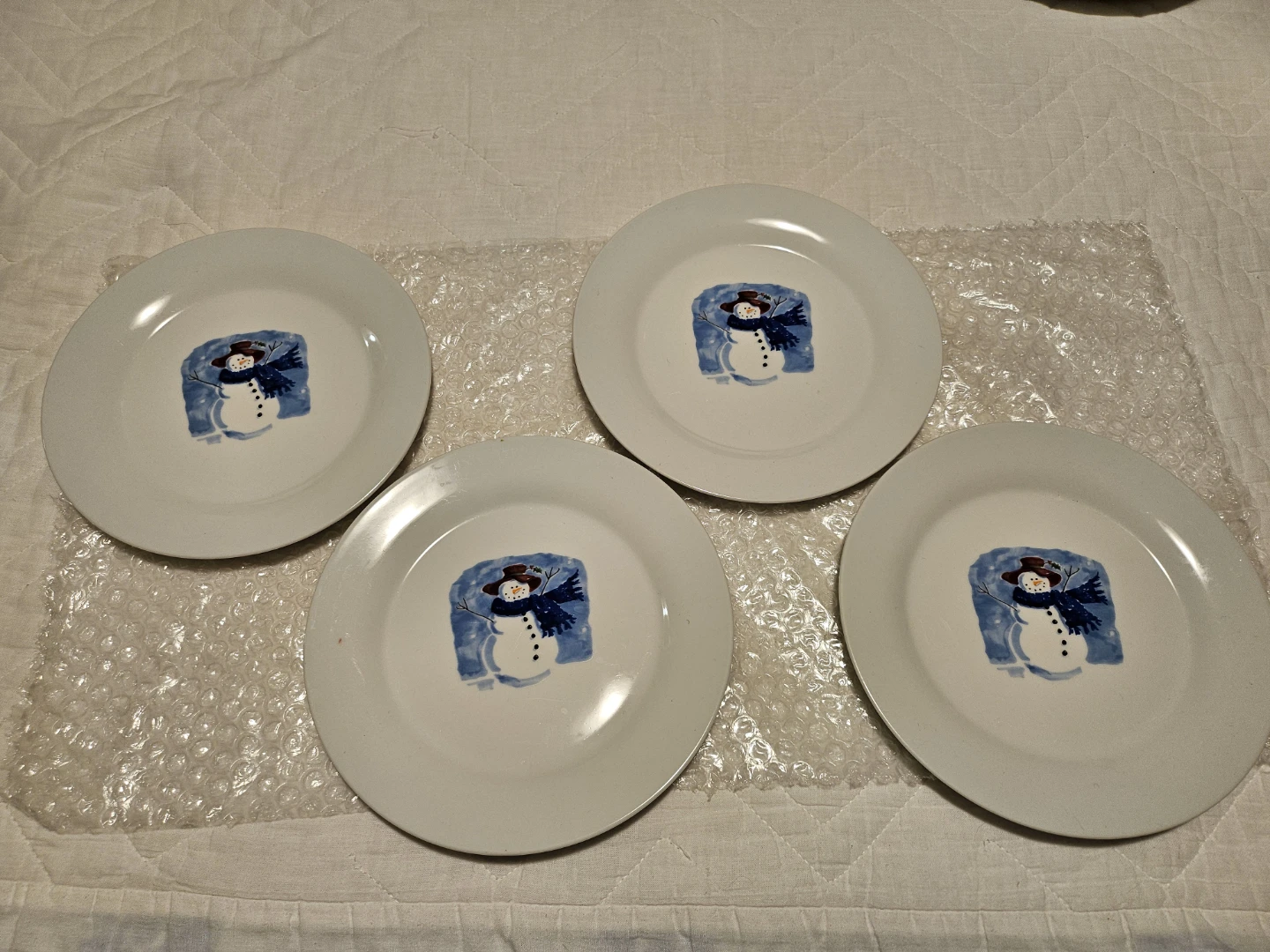 #gifting - Free Set of 4 Snowman Plates - photo 3