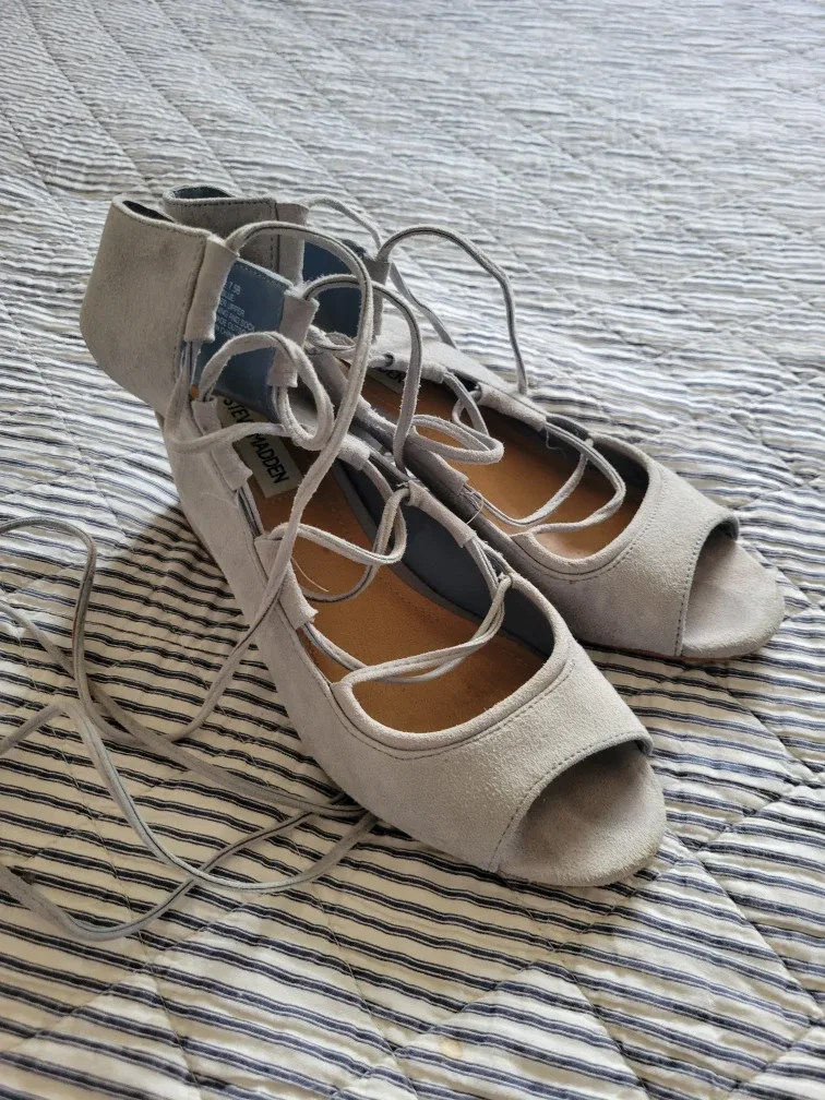 Steve Madden Admire Light Blue Sandals - Size 7.5 #Cleanout