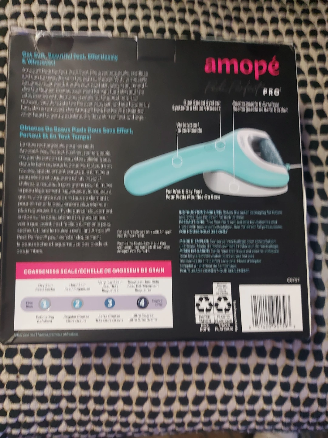 New Amope Pedi Perfect Pro Rechargeable Foot File - photo 3
