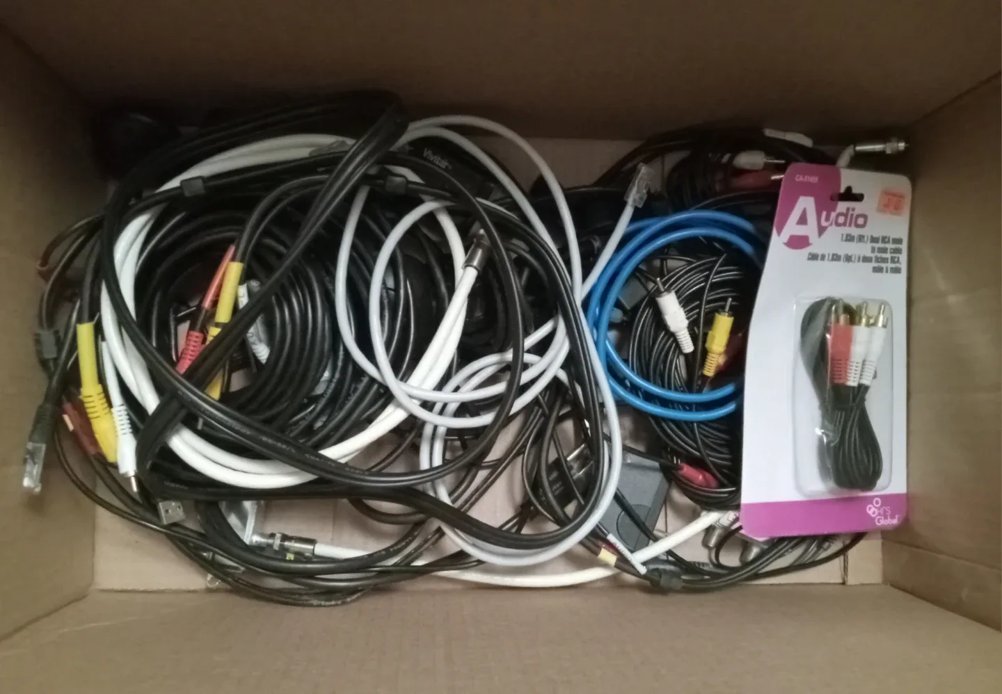 Audio Cables - RCA, Ethernet, Coaxial