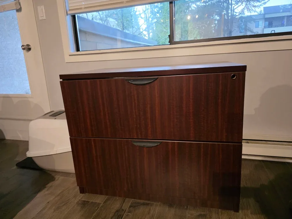 Brown Two-Drawer storage image indicator(2)