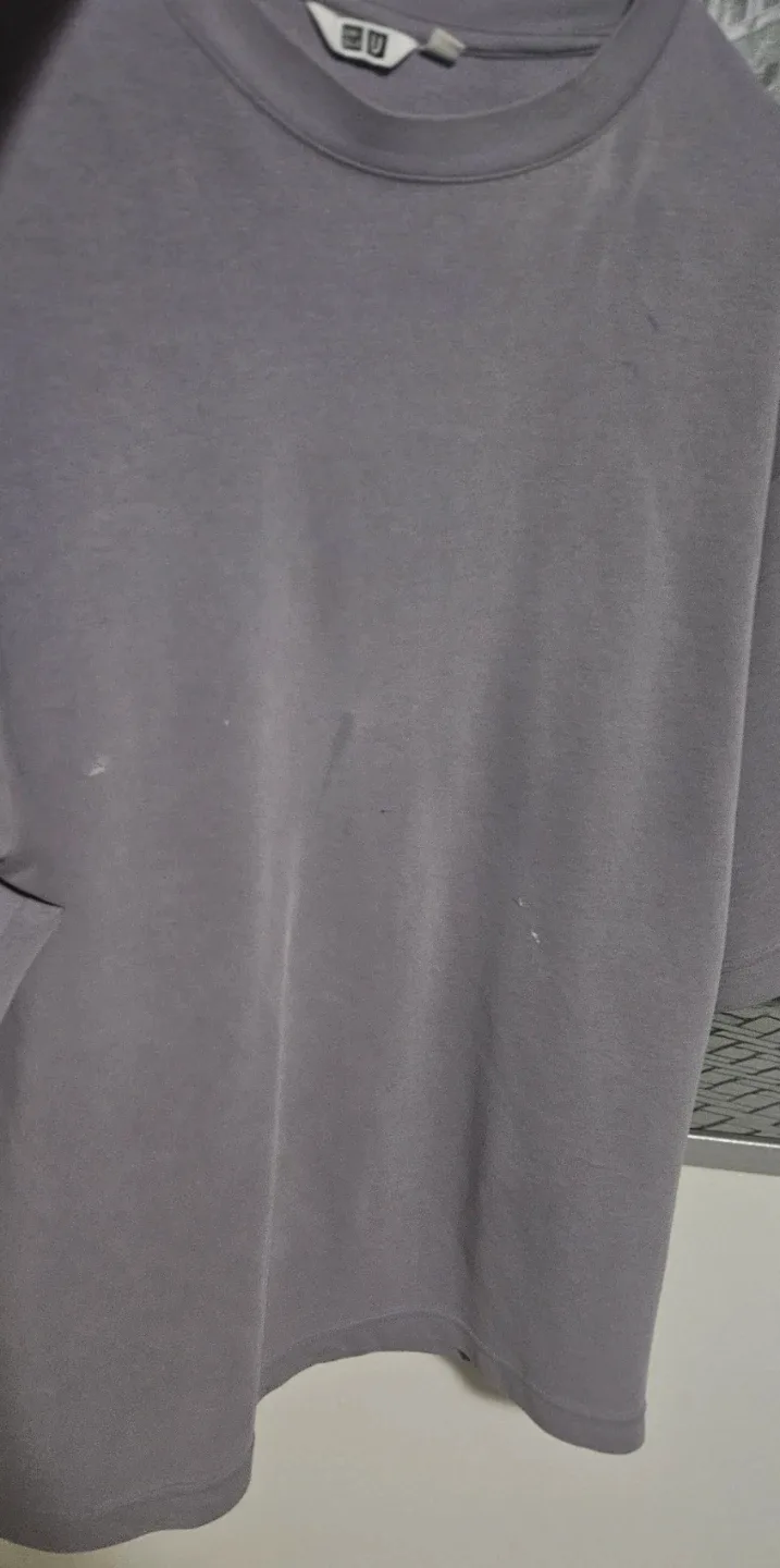 Uniqlo Purple Grey T-Shirt #Cleanout image indicator(2)