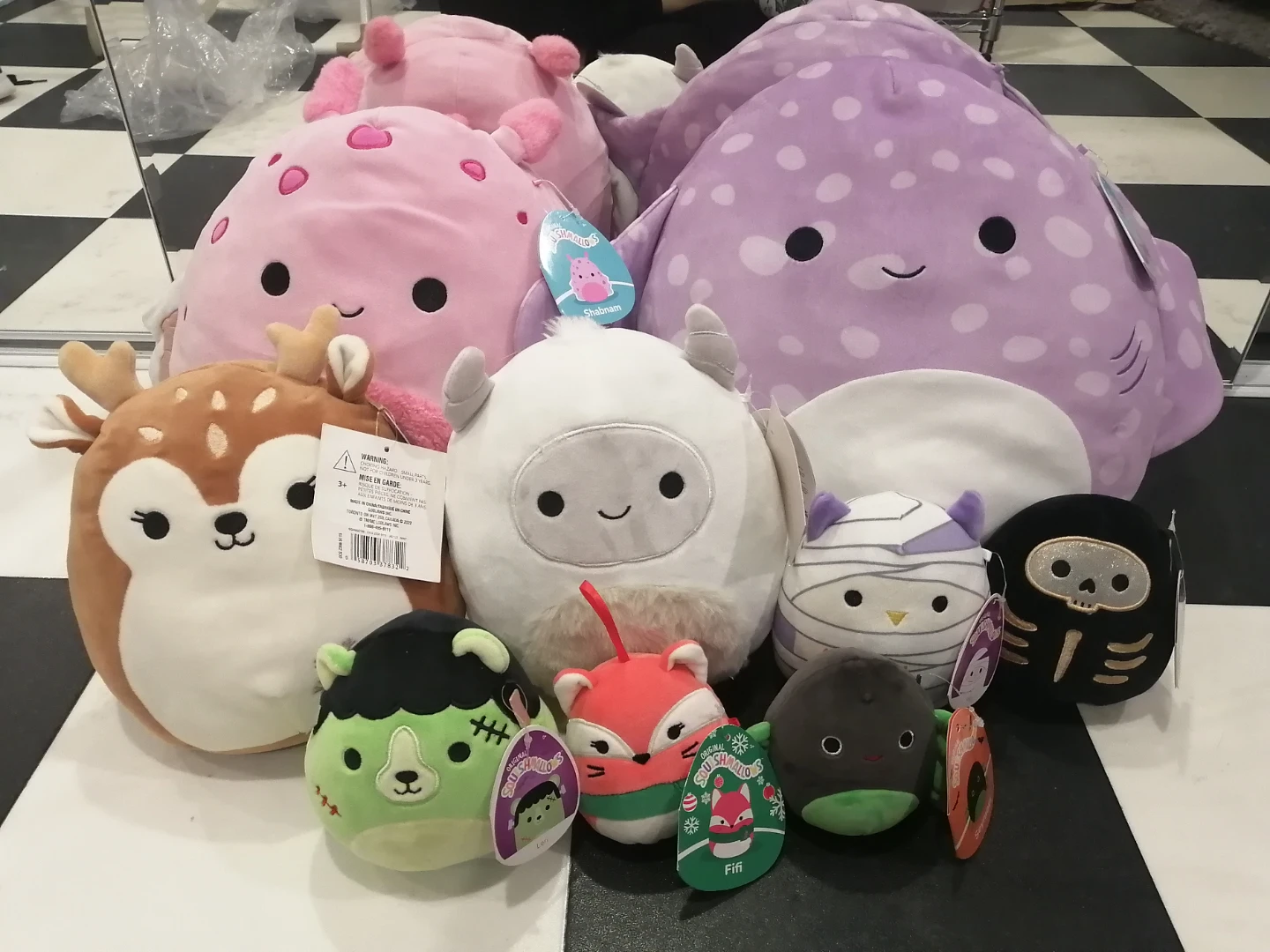 Brand new with tag squishmallow plushies