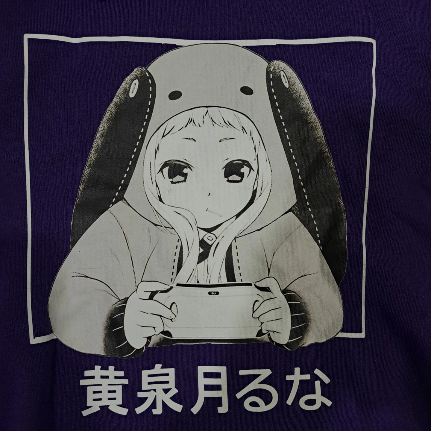 Purple Anime Graphic Hoodie - photo 2