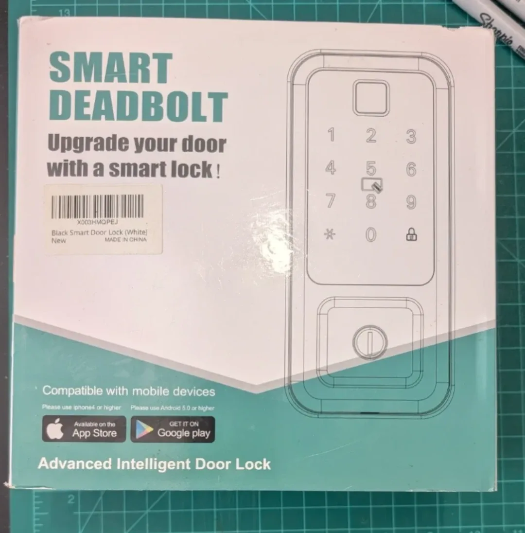 New Smart Deadbolt - Advanced Intelligent Door Lock #Cleanout