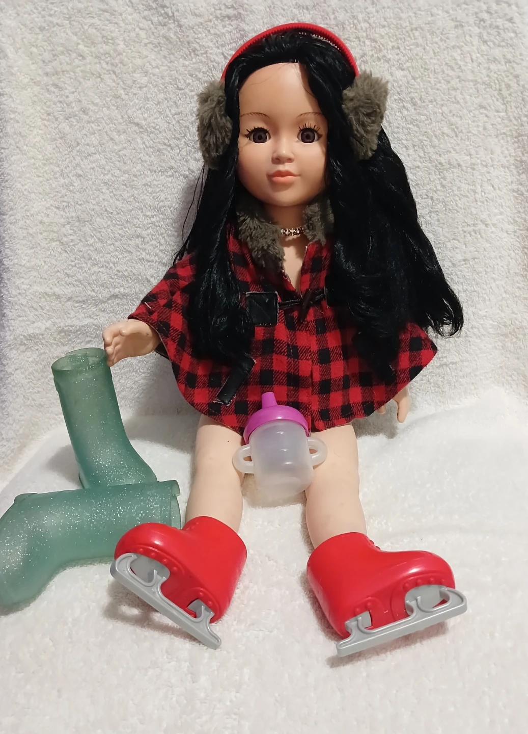 Ice Skating Doll with Accessories