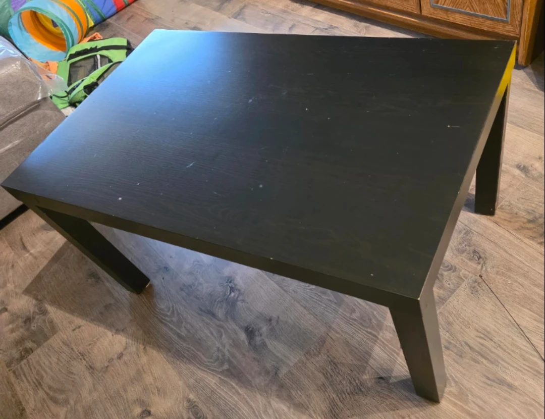 Black Square Coffee Table - photo 2