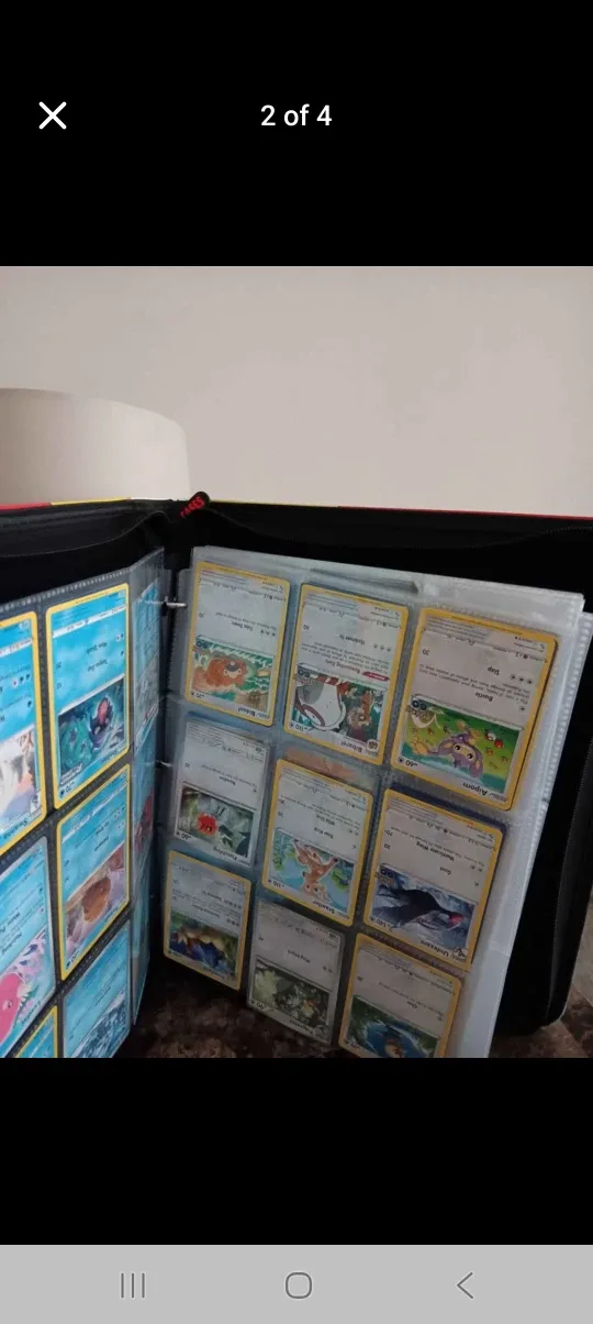 Pokémon Card Binder and cards