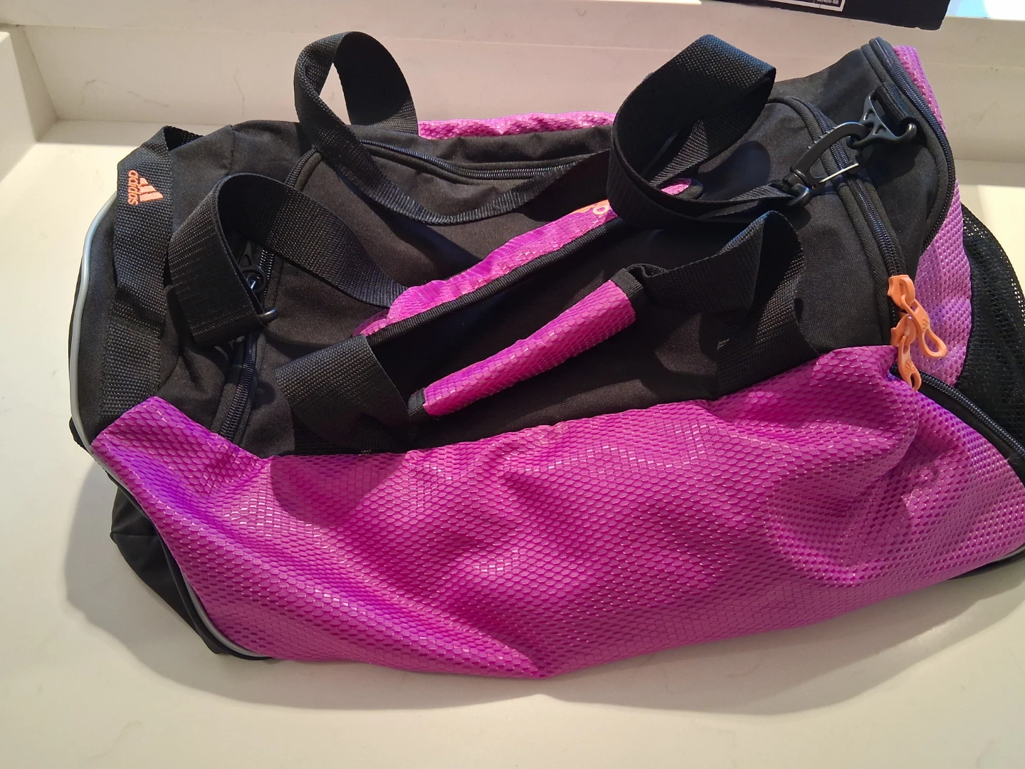 Adidas Duffel Bag - Black & Purple