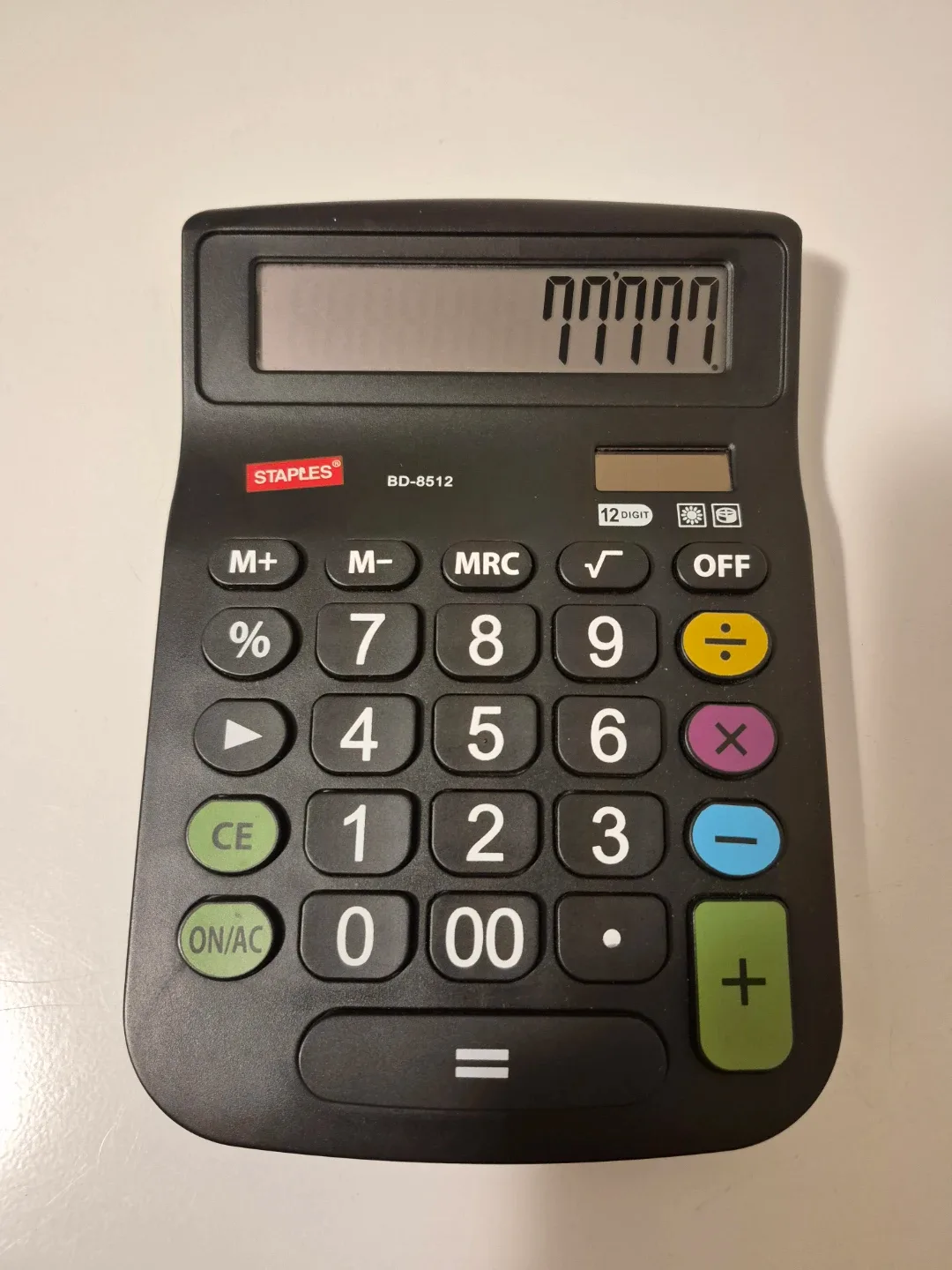 Staples BD-8512 Calculator #Cleanout image indicator(2)