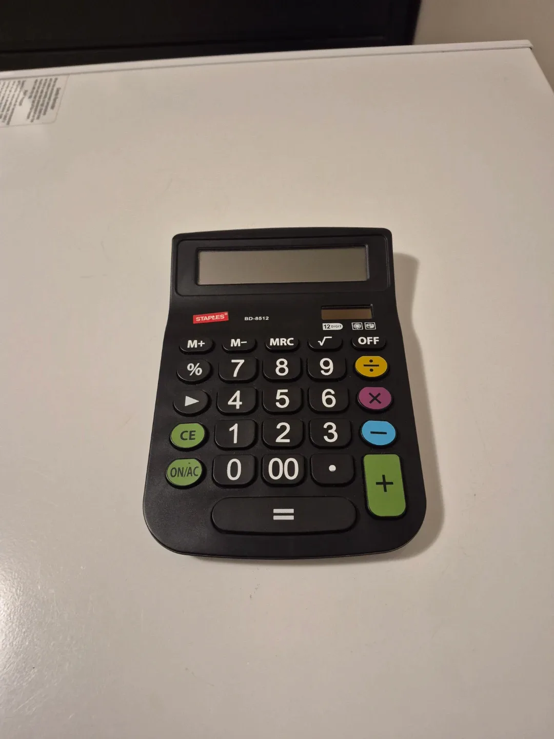 Staples BD-8512 Calculator #Cleanout image indicator(3)