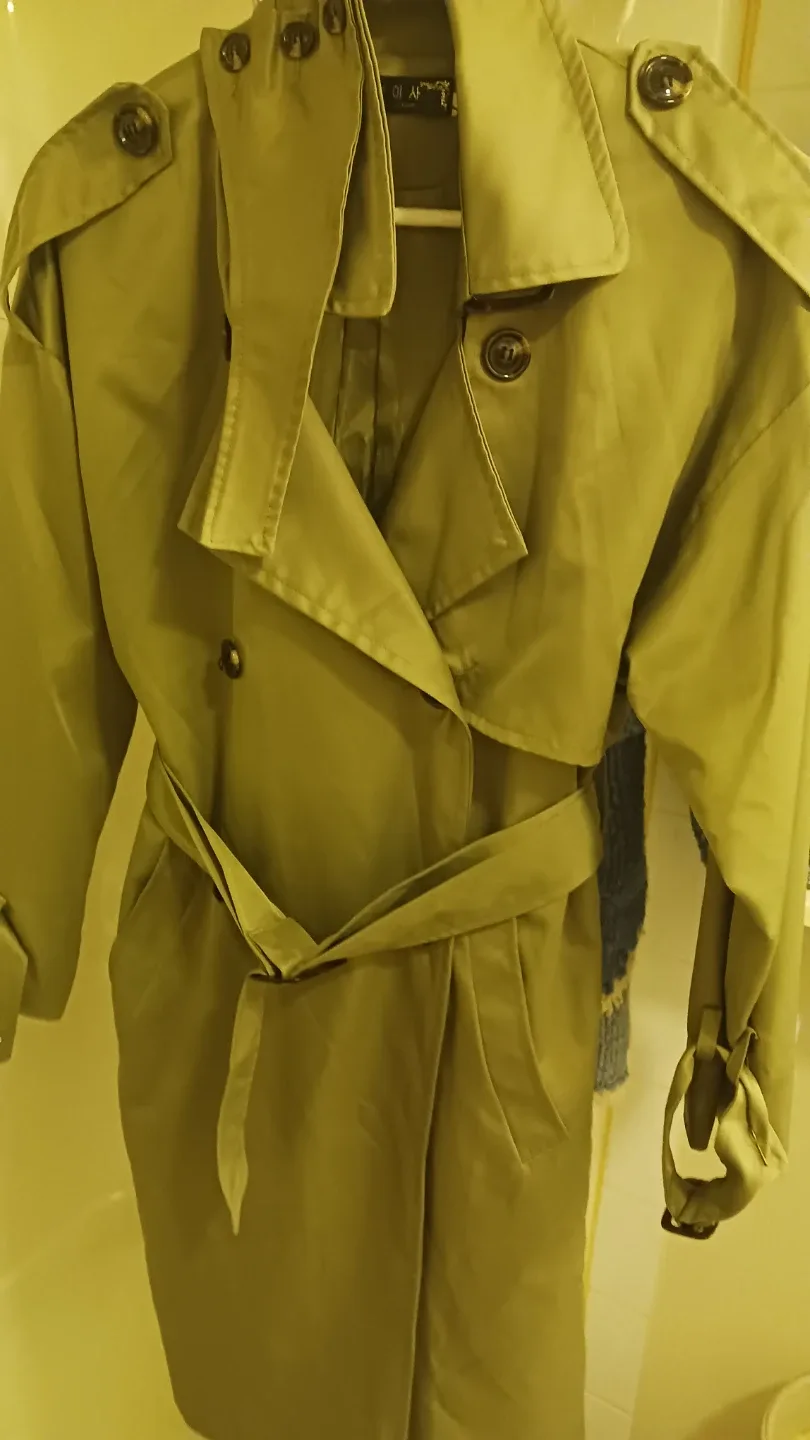 Olive Green Trench Coat